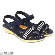 Hiyaga Fancy PU Slippers Flip-Flops for woman