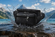 Latest Men Women Leather Waist Pack Travel Bags For Moneyy| Belt| Cards |Mobile| Documents| Kit| Books and Bills Dairy Pouch Cross Side Bag For Men Women .With Belt Stylish Small Luggage Accessories Bag I Waist Bags I Fanny pack.