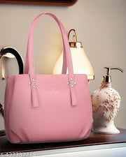 Peach Artificial Vegan leather Office & daily use hand bags,  women handbag, Women bags, Ladies bag, ladies purse