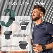 New Edition Green 22MM Magnetic Buckle SoftSilicone Sport Strap Band For AmazfitGTR 2, GTR 2e, GTR 47MM / NoiseFitEndure, FitEvolve, FitActive Smart Watch For Men Women
