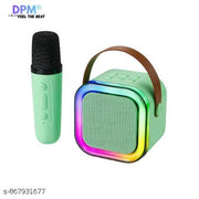 DPM Portable Party Speaker with Wireless Mic, USB TF AUX Support, High Bass