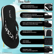 Two Soft Comfortable & Stylish Women's Daily Use Slipper/Flipflop for Women & Girls Combo of 2