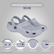 Bersache Comfortable Stylish fashionable Sandals For Men (Grey)