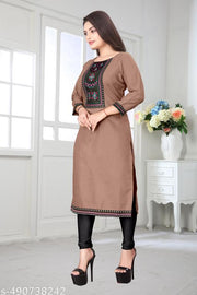 DESIGENER KURTI NEW COLLECTION COTTON BLEND STYLISH NEW TRENDY…