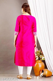 Neha Attractive Women Embroidery Straight Kurta for women
