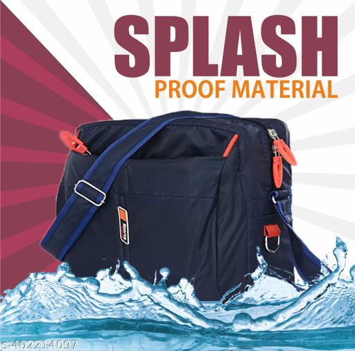 REAL MAKER  Cross Bag Shoulder Bag For Men, Women Mini Messenger Bag Water Resistant Satchel Bag for School Work Travel Business (Black)
