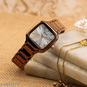 Newly Arrived Women Brown Stainless Steel Casual Watches