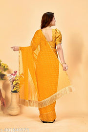 Saree With Blouse Piece
