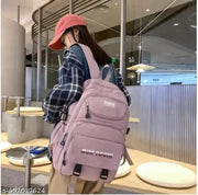Large 40 L Laptop Backpack Casual unisex Backpack school college laptop travel bag office bag  (Pink)