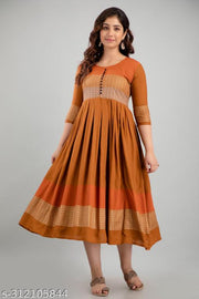 Women Rayon Printed Mayra Trendy Anarkali Kurtis