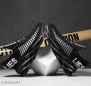 Black Printed Sneaker For Men