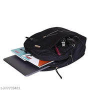 New Stylish Girls and Ladies  Backpack Handbags School/College/office and travels bags,  20 Ltr (Black)