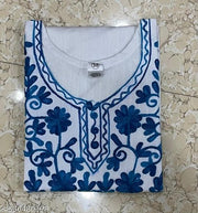 Cotton embroidery kurti