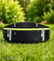 Running Belt Waist Pack Bag, Workout Gear, 3 Pockets Gym Fitness Fanny Pack for Phone, Cell Phone Holder for Running, Jogging Pocket Belt for Women & Men, Running Accessories