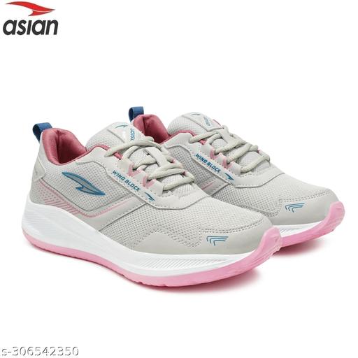 Asian MERCURY-11 Lgrypink Sports Shoe