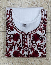 Cotton embroidery kurti