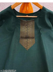 Women's Heavy Cotton  Stylist Kurti for Women and girls