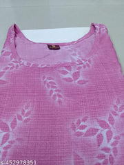 Women Ethnic Wear Women Crepe Fabric Printed Straight Kurti, Size -S, M, L, XL, XXL, 2XL, XXXL, 3XL, 4XL, 5XL ( New Arrival New Design Fashionable Kurti )