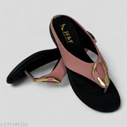 JF&F Unique Fabulous Women Flipflops & Slippers Peach Counter