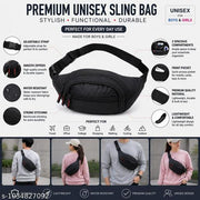 Holdex Multipurpose Crossbody Bag | Waist Pack for Men & Women