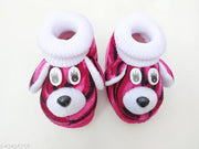 Tarun Child Care Baby Booties Baby Shoes for Any Occasions, Festive-0 to 10 Months Unisex-Pink