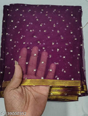 Latest Chiffon sari