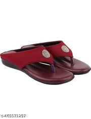 Huma Unique Flat Sandals Copper For Women Or Girls Stylish Trendy Slippers Casual Sandals For Women Latest Collection with Buckle Sandals for Girls Flat Chappal Daily Use Ladies Flat Heel