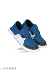 Men's See Green & Black Mesh Outdoor Casual Shoes