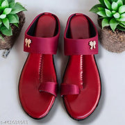 Women's Lycra MAROON Wedge Fashion Sandal | Casual Comfortable Extra Soft Ladies Footwear || Comfortable Lycra Slippers For Women || Soft Bottom Lycra Slippers For Women