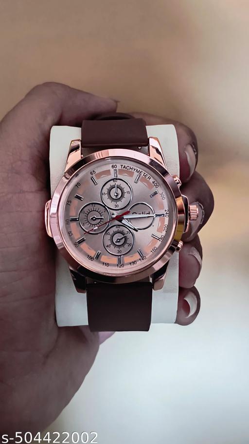New Trading Casual Silicon Strap men watch Pack of -1