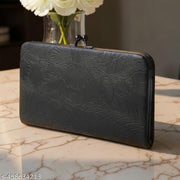 Fantastiqo Embossed Floral Clutch for Women - Elegant and Timeless