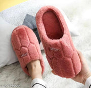 Women’s Slipper Solid Color Autumn and Winter Home Slipper For Men Warm Indoor Beadroom Slides Women Stripe Soft Cotton Slippers|| Flip flops || Carpet slippers || slippers for women and Girls ||