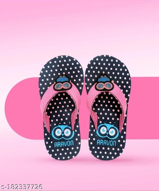 Cozy Comfort: Aravon Kids Pink Slippers for Happy Feet and Playful Adventures  | Kids Slippers | Slippers | Kids Footwear | Shoes | Girls Slippers | Winter Slippers |