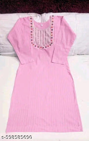 Stylish Embroidery Kurti Combo Of 2