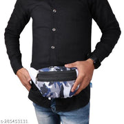 Rockzone-Enterprise-Waist-Bag-For-Men & Women-Leather-Zipper Closure-Adjustable Straps-Stylish waist bag