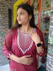 embroidery rayon kurti