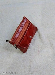 Women's Genuine Leather Small Hand Purse, Hand Coin Purse for Ladies Size (L5x3.50 H) Bombay Sheep Leather,Brown