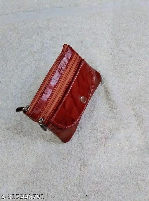 Women's Genuine Leather Small Hand Purse, Hand Coin Purse for Ladies Size (L5x3.50 H) Bombay Sheep Leather,Brown