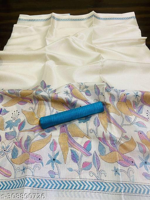 SAMBHALPURI PRINTED KHADI SILK SAREE