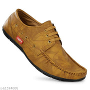 Stylish Men's Synthetic Brown Casual Shoes