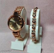 Classy Women Analog Watches Fancy Solid  Designer Alluring Stainless Steel Kadi Belt Analog Women Watches