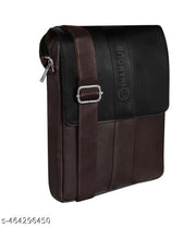 Stylish Brown Leather Sling Bag for Men | Enamour Premium Crossbody Messenger Bag with Adjustable Strap for Travel, Office, Casual & Use