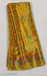Fancy printed daily wear saree