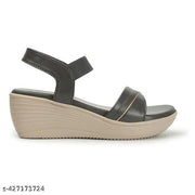Kajmi Strepied Wedges Sandal For Women & Gilr's Trendy Comfort Fashion Latest Design Sandle For Women Fashion Casual Ethnic Wear Wedges Sandle For Woman
