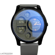 Watch For Men Grey Colour With  Strap With Grey Dial
