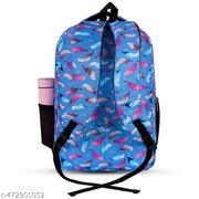 ISB Printed Backpack for school collage office Traveling Outdoor  Waterproof Polyester Material High Quality Bag Men Women Boys and Girls