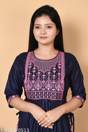 New Trendy Embroidered Kurti For Woman
