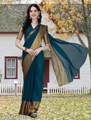 New shiffon designer saree collection