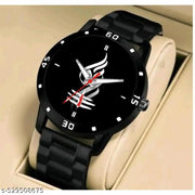Yolako Men  Watch Shank Black Dial Bumpper Pu Black Belt Men and Boy Watch