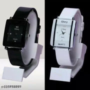 Women Analog Watches square Dial Watch combo